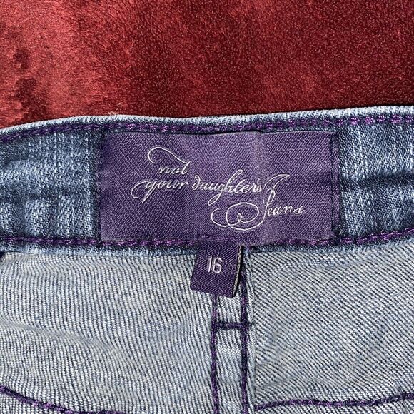 NYDJ Not Your Daughter’s Jeans Women's Sz 16 Lift Tuck Technology - Picture 4 of 10